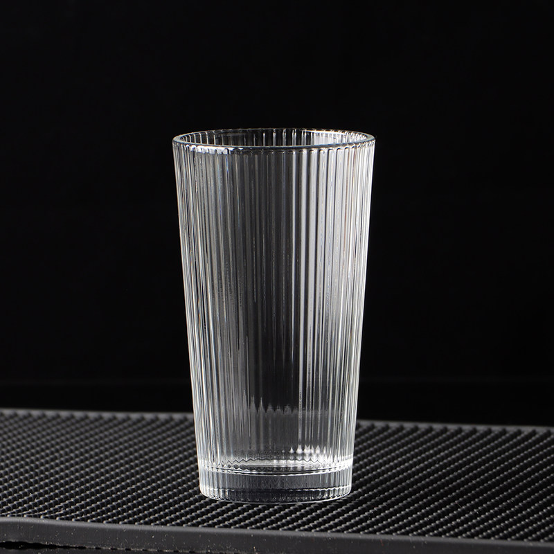 条纹长岛冰茶杯竖纹鸡尾酒杯水杯