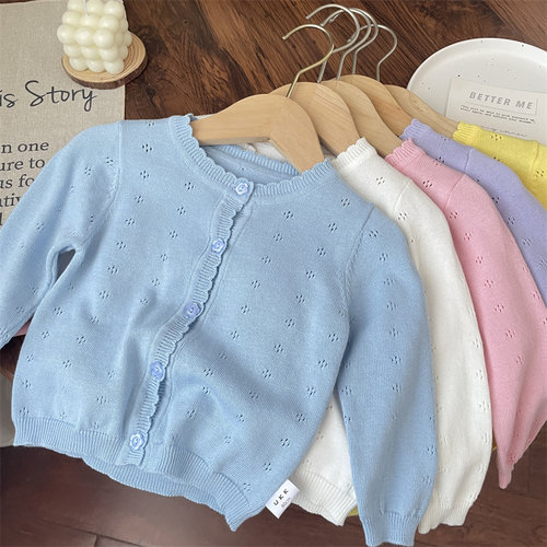 女童宝宝四点开衫休闲开衫