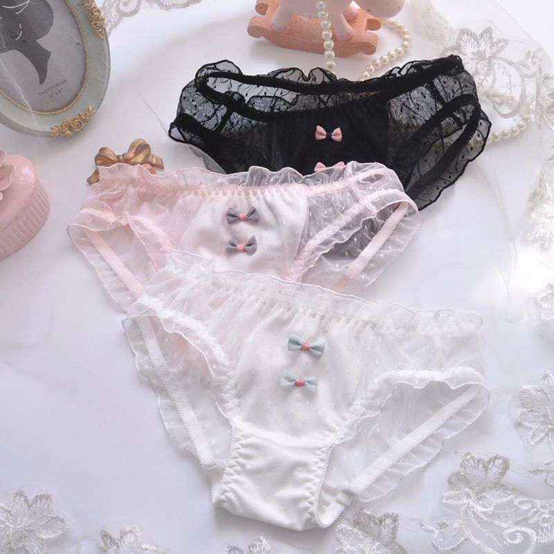 日系网纱透明性感少女公主内裤