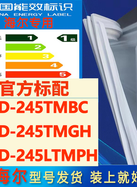 适用海尔BCD 245TMBC 245TMGH 245LTMPH冰箱密封条门封条磁条胶条