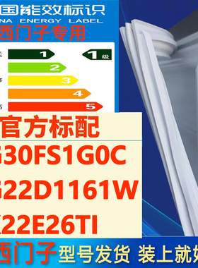 适用西门子KG30FS1G0C KG22D1161W KK22E26TI冰箱门密封条胶条
