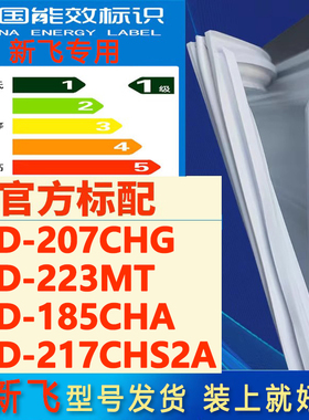 适用新飞BCD 207CHG 223MT 185CHA 217CHS2A冰箱门密封条胶条磁条