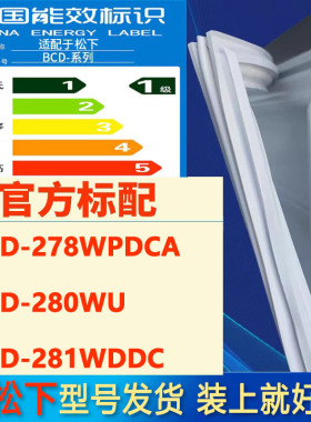 适用松下BCD 278WPDCA 280WU 281WDDC冰箱密封条门封条门胶条磁条