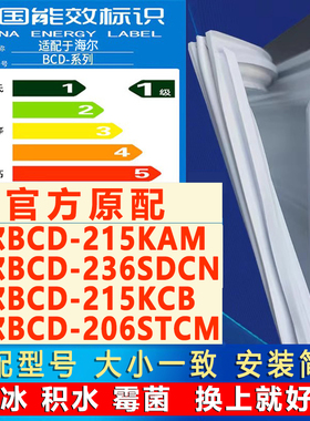 适用海尔BCD215KAM 236SDCN 215KCB 206STCM冰箱门密封条胶条磁条