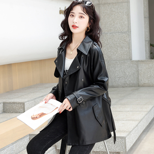 2025秋冬新款海宁真皮皮衣女短款绵羊皮夹克宽松显瘦洋气百搭外套