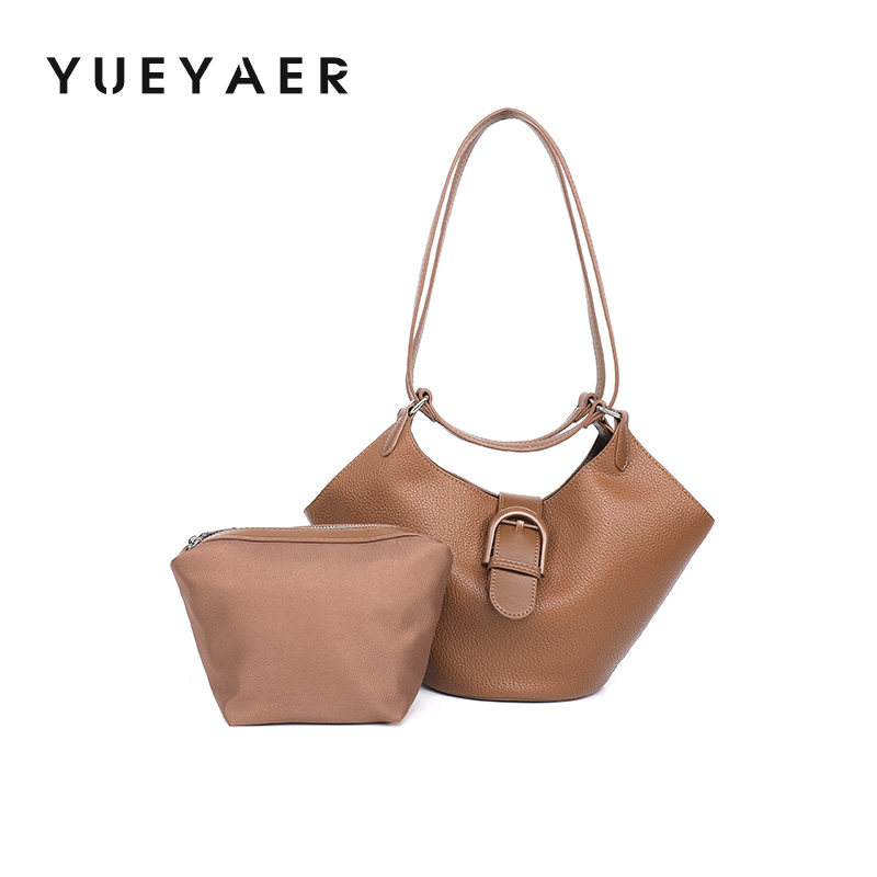 月芽儿2025新款时尚百搭单肩斜挎包女大容量吊篮手提包休闲托特包,箱包皮具/热销女包/男包,通用款女包,淘宝优惠券,粉丝福利购,淘宝优惠卷