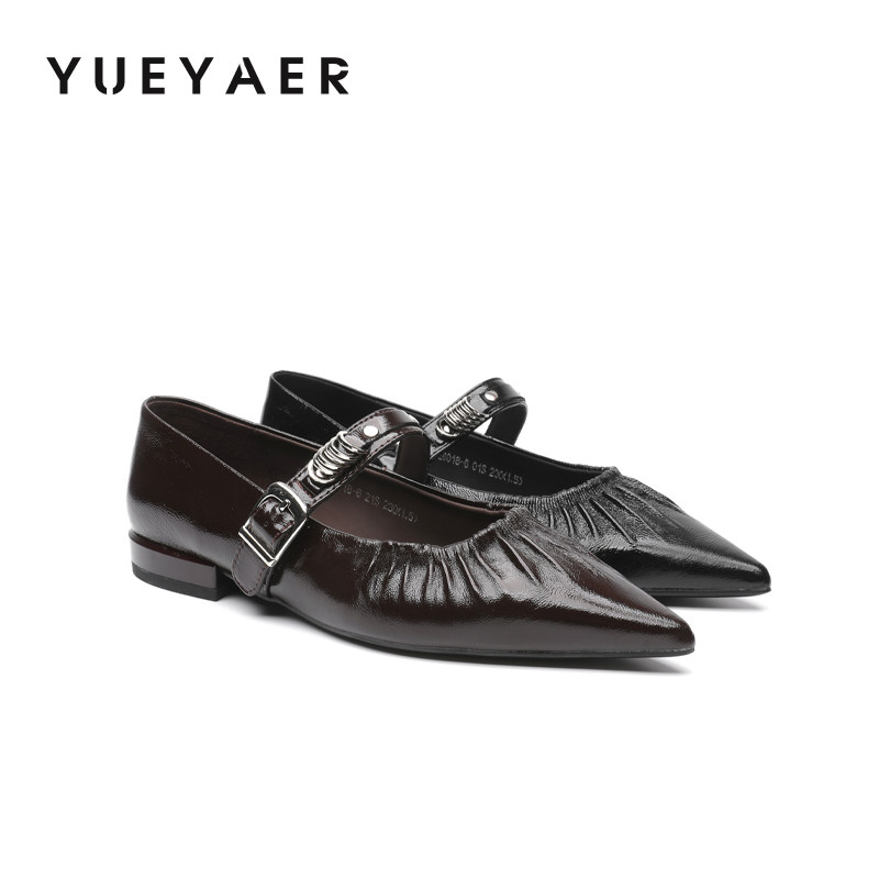 月芽儿法式复古玛丽珍鞋2026春季新款百搭尖头粗跟一字带通勤单鞋,女鞋,玛丽珍鞋,淘宝优惠券,粉丝福利购,淘宝优惠卷