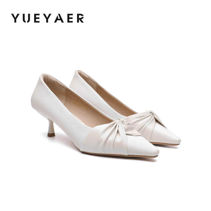 月芽儿高跟鞋女2026年春秋新款职业气质百搭不累脚高跟鞋职业通勤,女鞋,浅口单鞋,淘宝优惠券,粉丝福利购,淘宝优惠卷