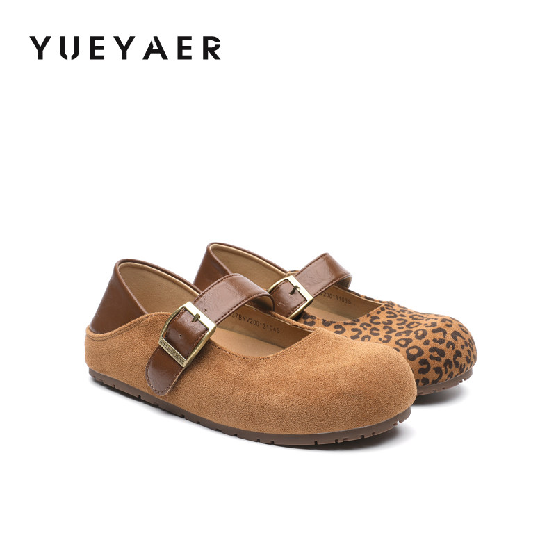 月芽儿复古风玛丽珍鞋女2026新款春季平底一字扣带勃肯鞋轻便单鞋,女鞋,玛丽珍鞋,淘宝优惠券,粉丝福利购,淘宝优惠卷