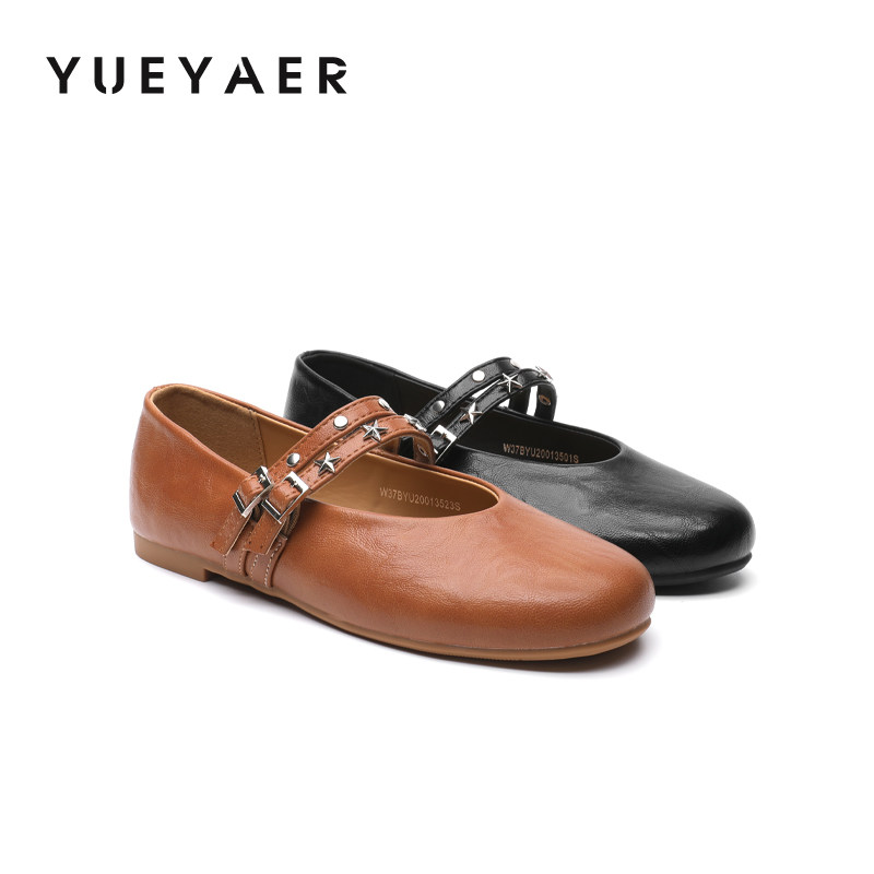 月芽儿通勤百搭日常玛丽珍女鞋2026春季新款一字扣带浅口平底单鞋,女鞋,玛丽珍鞋,淘宝优惠券,粉丝福利购,淘宝优惠卷