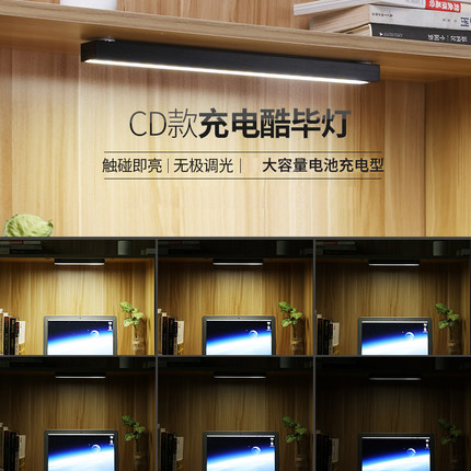 充电台灯大学生宿舍灯管护眼学习书桌台灯寝室台灯usb灯管酷毙灯