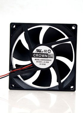 CROWN AGE09225B24U 9225 9025 24V 0.32A 9cm大风量变频器风扇