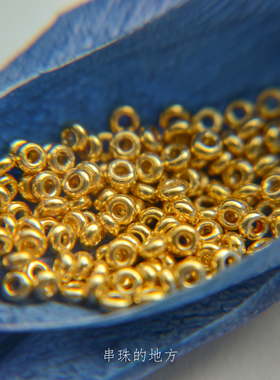 日本TOHO东宝Demi扁米珠11/0 8/0耐磨金PF557串珠散珠手工diy材料