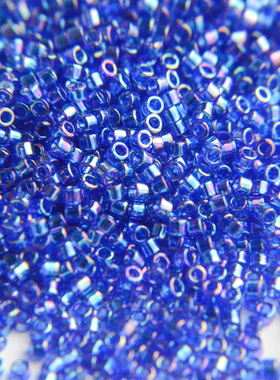 日本MIYUKI御幸进口古董珠 DB178炫彩蓝色 串珠散珠手工diy材料