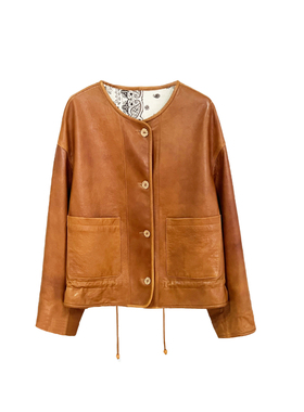 【悠悠粉丝专享】日照金山进口英胚真皮绵羊皮皮衣外套#51293