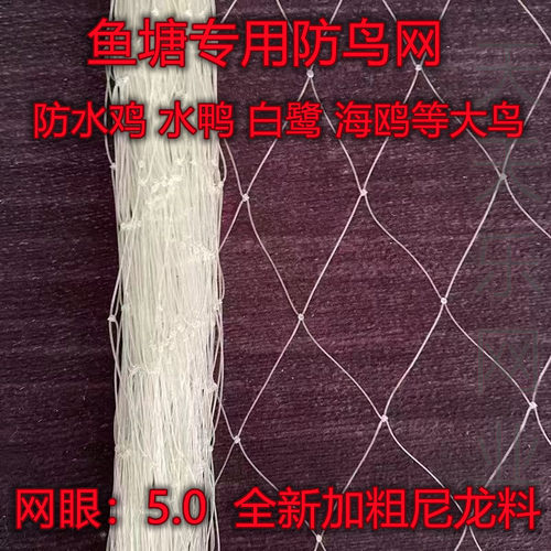 池塘专用放防鸟网大孔尼