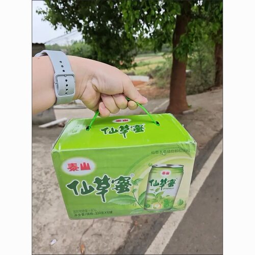 泰山仙草蜜330g凉茶夏天即食烧仙草果冻凉粉休闲饮料