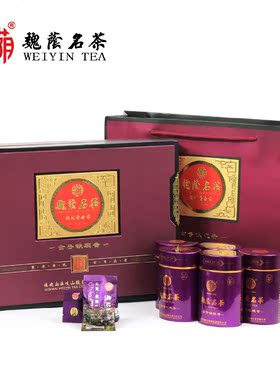 魏荫名茶魏月德金号安溪清香型正味铁观音高山茶礼盒装新春茶包邮