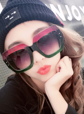 墨镜圆脸复古个性风街拍太阳镜