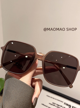 INS复古大框太阳眼镜女士