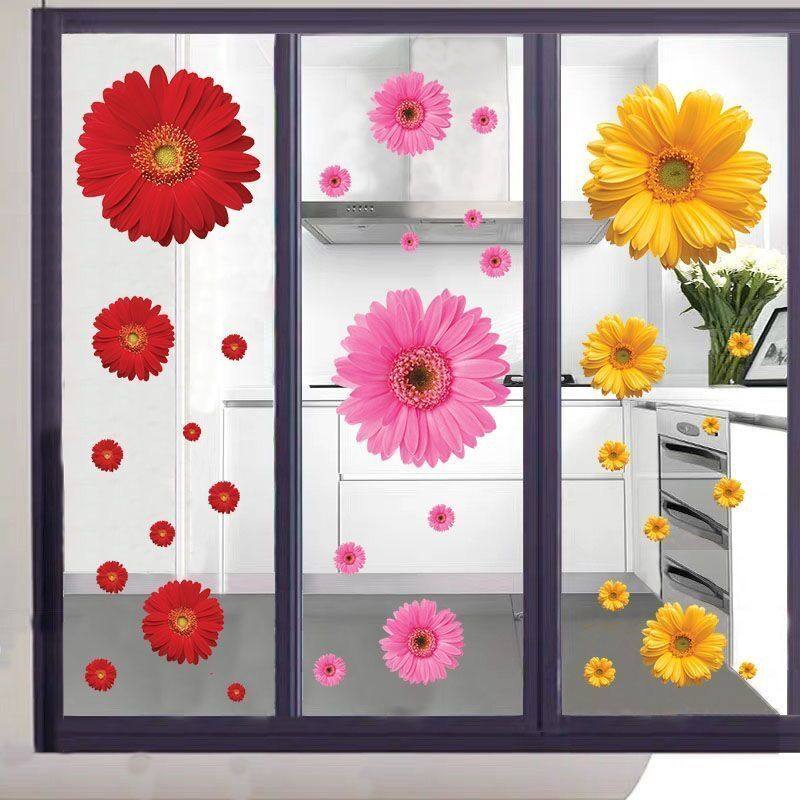 3d立体新款厨房玻璃贴纸阳台推拉门贴纸窗户贴画浴室门装饰贴防水,家居饰品,门贴,淘宝优惠券,粉丝福利购,淘宝优惠卷