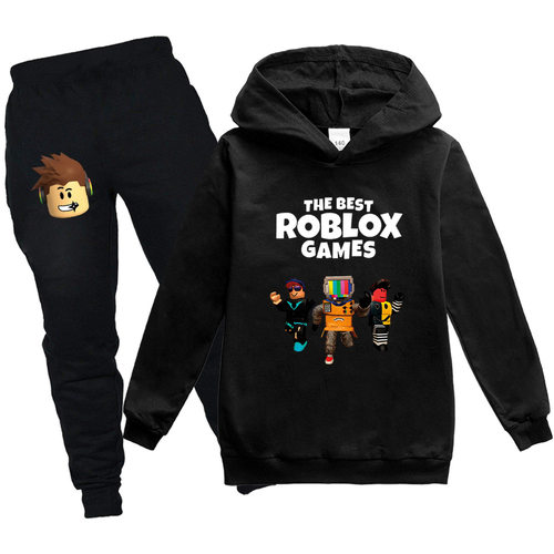 ROBLOX薄款儿童帽衫套装