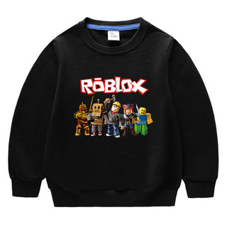 ROBLOX男童全棉卫衣春秋季新款中小童装圆领儿童薄款长袖上衣2024