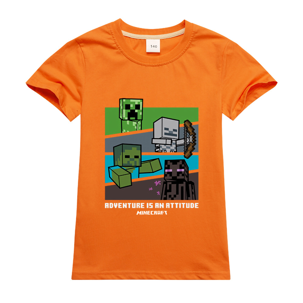 纯棉卡通风短袖夏季童装