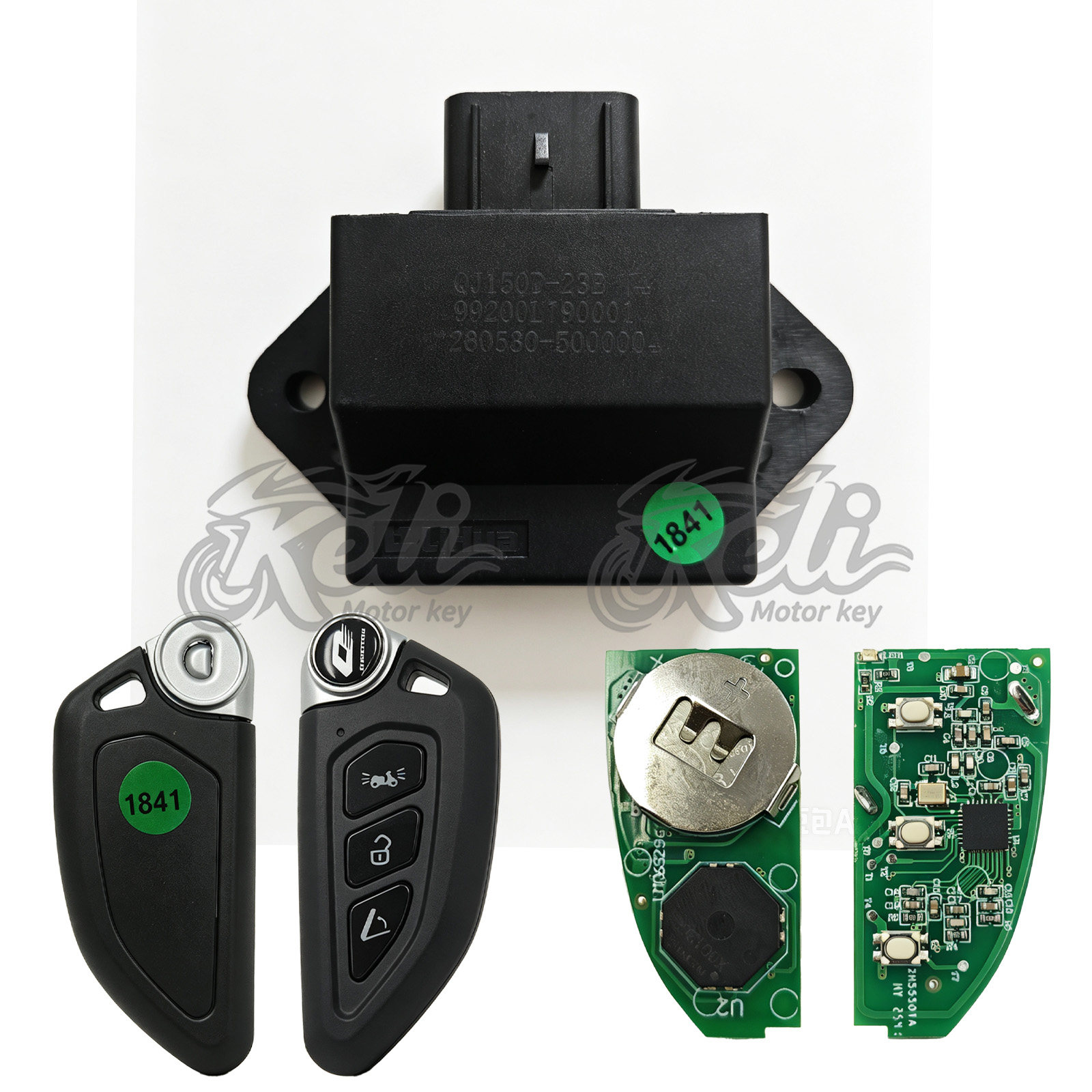 用于钱江QJ鸿150ADV/250ADV/350gt都市版菲诺125/壹米150遥控钥匙