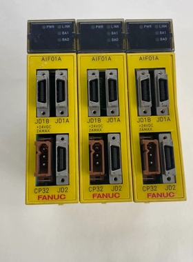 议价：发那科模块，型号AIF01A，实物图拍摄，功能包好，数量三个