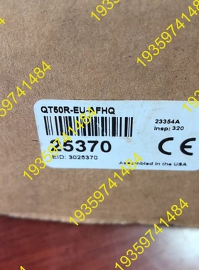 议价：邦纳雷达传感器QT50R-EU-AFHQ 25370