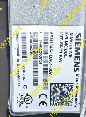 议价：SIMODRIVE电源模块 6SN1145-1BA01