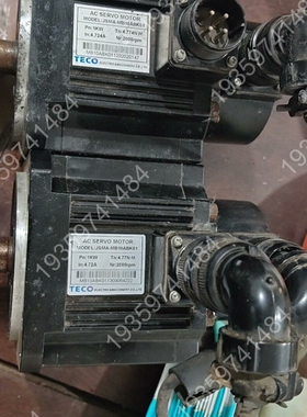 议价：东元1千瓦伺服电机，型号jsma-amb10abk01，正常