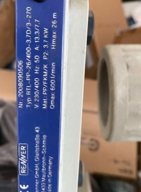 议价：RENNER磁力泵SCHMID循环泵RTL-PP-26/40