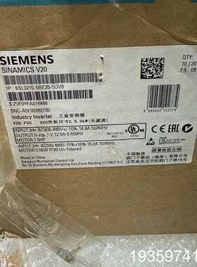 6SL3120-5BE25-5UV0V20变频器5议价