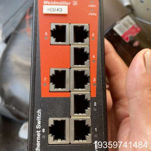 魏德米勒8口工业用网络交换机，IE-SW-BL08-8TX,议价