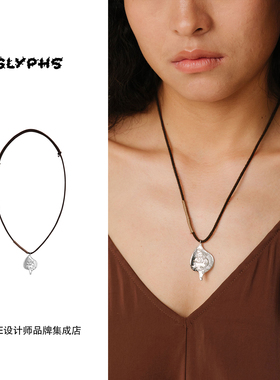 Dare买手店 GLYPHS符界 马蹄莲上的女高音项链原创设计复古高级女