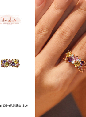 Dare买手店 LHwindsor温莎珠宝 多彩戒指金属欧美复古小众原创