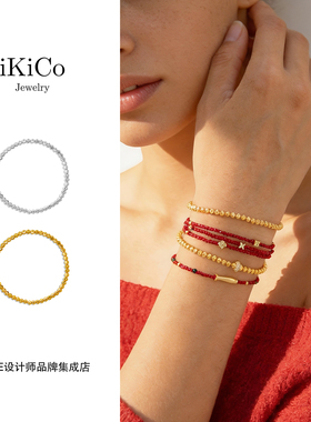 Dare买手店 ikico月亮爆闪手链串珠原创设计高级精致首饰新年礼物