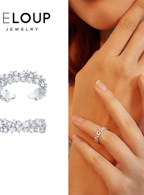 现货 DARE买手店 LELOUP设计师品牌 碎冰戒指尾戒食指戒指叠戴