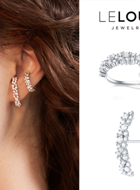 现货 DARE买手店 LeLoup设计师品牌 碎冰软骨耳夹耳环个性饰品