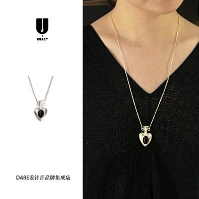 Dare买手店 Eunxy 初恋链条版项链925银复古原创设计精致小众首饰