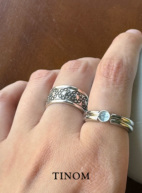 Dare买手店 TINOM 双层海宝戒原创小众设计感首饰高级感简约百搭