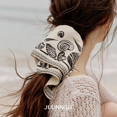 刘亦菲同款JUUNNGLE洲谷 方形发圈波西米亚民族风新中式头饰扎发