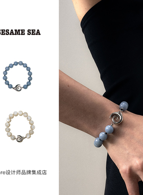 Dare买手店sesame sea天然石手链串珠度假风饰品首饰原创设计高级