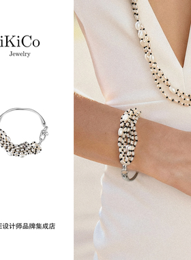 Dare买手店 ikico 昼夜曲手链原创设计精致饰品首饰小众925银手串