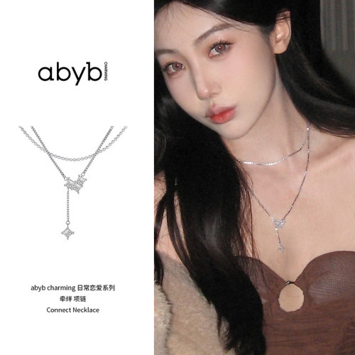 abybcharming牵绊项链锁骨链