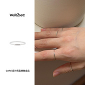 Dare买手店 wait2sec法棍套戒戒指简单素戒细关节戒小众原创 正品