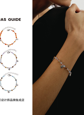 BIAS GUID 温粒手工编珠手链串珠手串原创设计度假新年复古首饰女