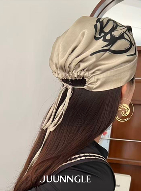 Dare买手店JUUNNGLE LAB生命树抽绳帽原创设计民族复古头巾精致女